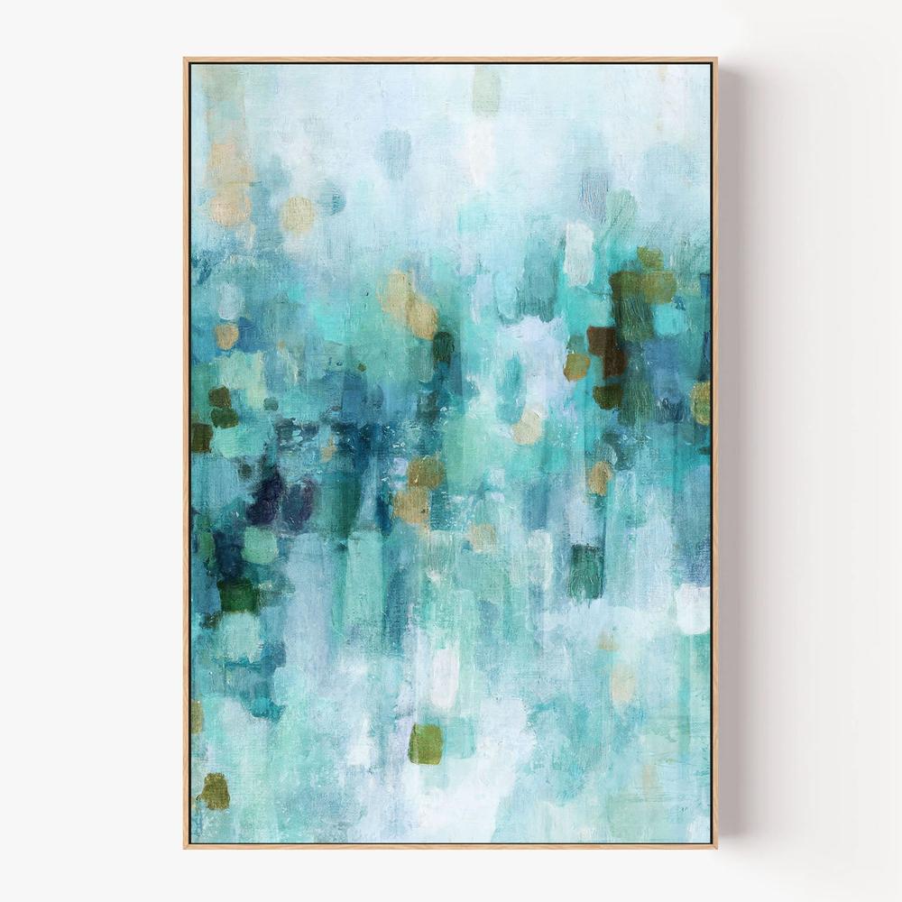 Teal Dreams, Style B-by-Nina Blue-wall-art-print-canvas-poster-framed-Gioia