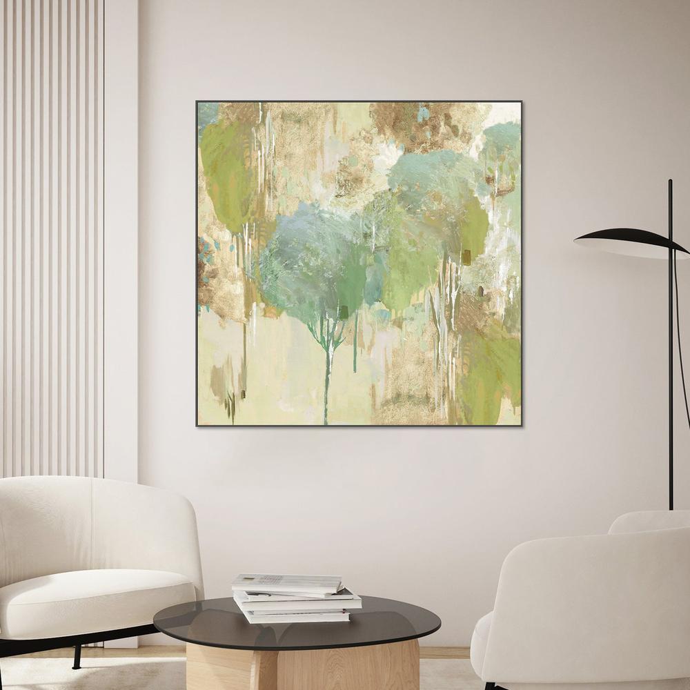 Teal Forest, Style A-by-Lera-wall-art-print-canvas-poster-framed-Gioia