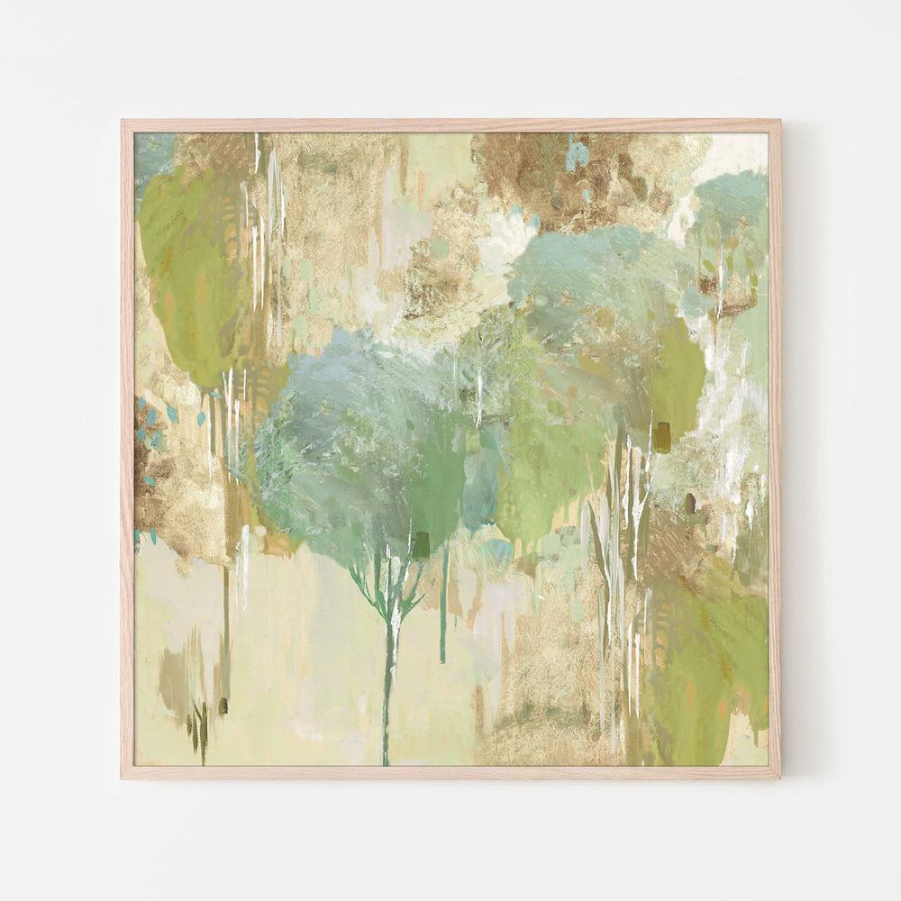 Teal Forest, Style A-by-Lera-wall-art-print-canvas-poster-framed-Gioia