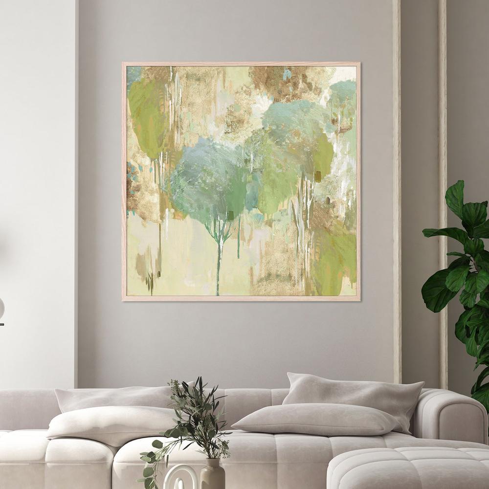 Teal Forest, Style A-by-Lera-wall-art-print-canvas-poster-framed-Gioia