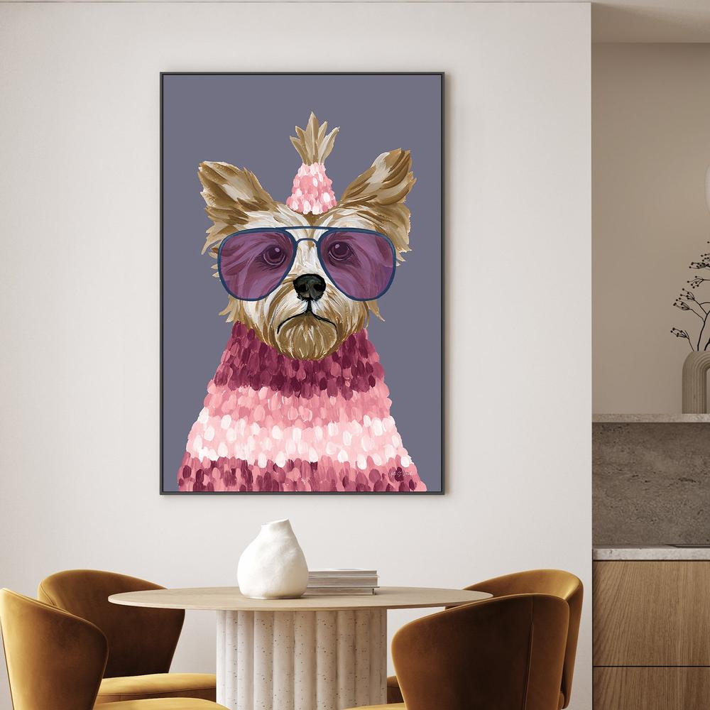Terrific Terrier v2-by-Yvette St. Amant-wall-art-print-canvas-poster-framed-Gioia