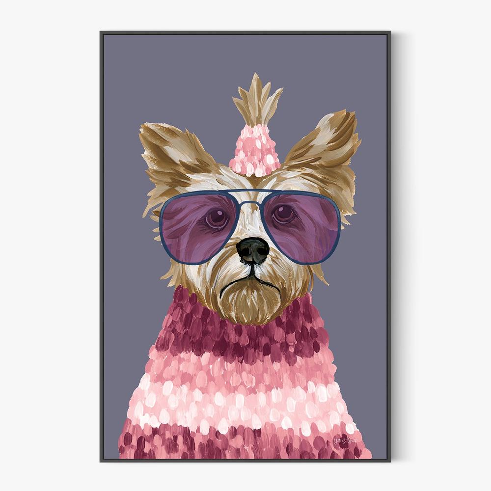 Terrific Terrier v2-by-Yvette St. Amant-wall-art-print-canvas-poster-framed-Gioia