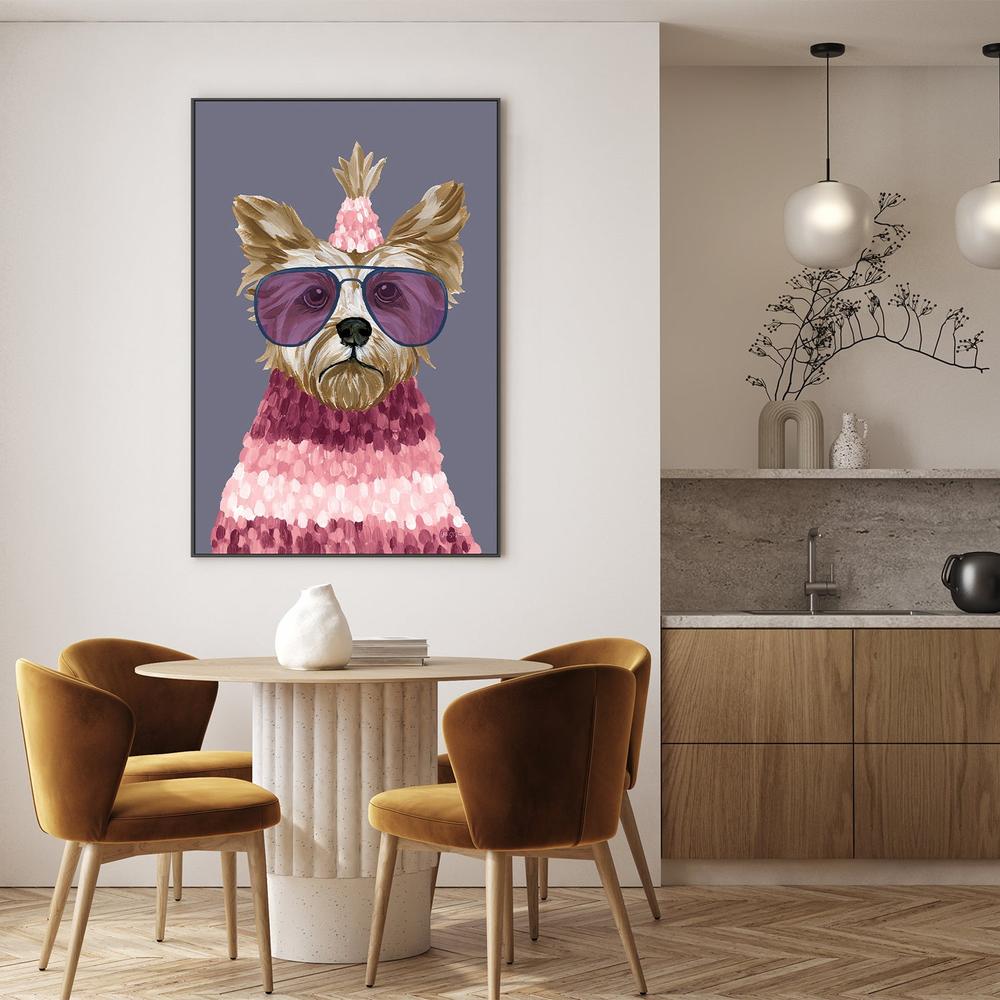 Terrific Terrier v2-by-Yvette St. Amant-wall-art-print-canvas-poster-framed-Gioia