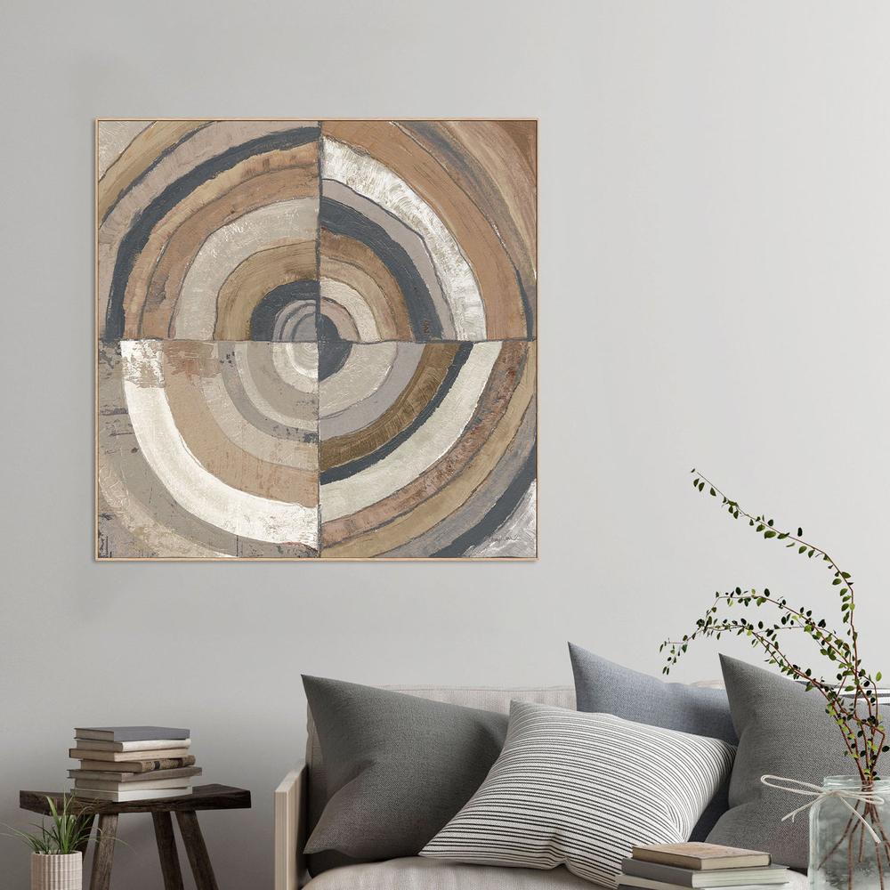 The Center, Style A, Abstract Crop Dark-by-Cheryl Warrick-wall-art-print-canvas-poster-framed-Gioia