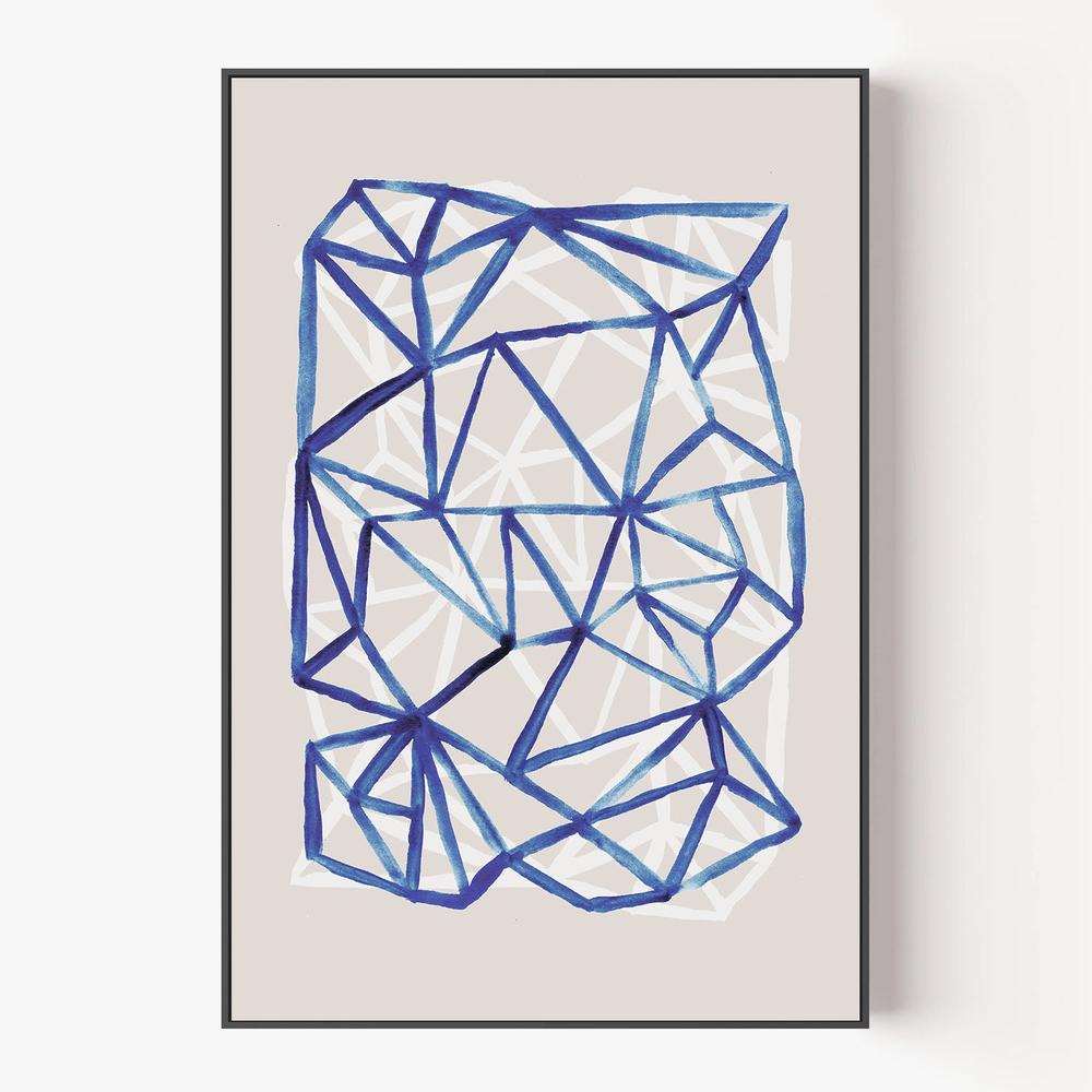The Grid, Style A-by-Mareike Bohmer-wall-art-print-canvas-poster-framed-Gioia