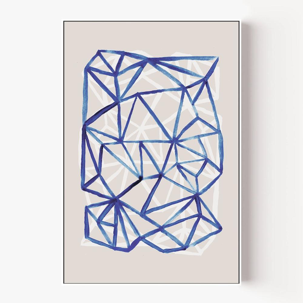 The Grid, Style A-by-Mareike Bohmer-wall-art-print-canvas-poster-framed-Gioia