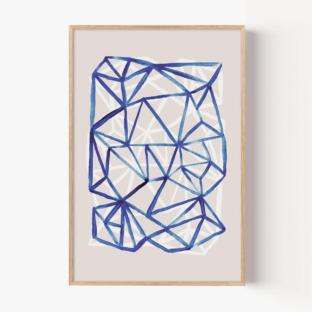 The Grid, Style A-by-Mareike Bohmer-wall-art-print-canvas-poster-framed-Gioia