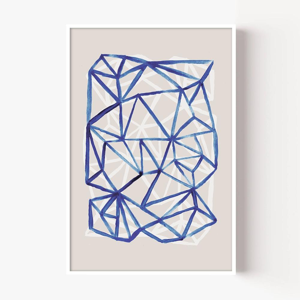 The Grid, Style A-by-Mareike Bohmer-wall-art-print-canvas-poster-framed-Gioia