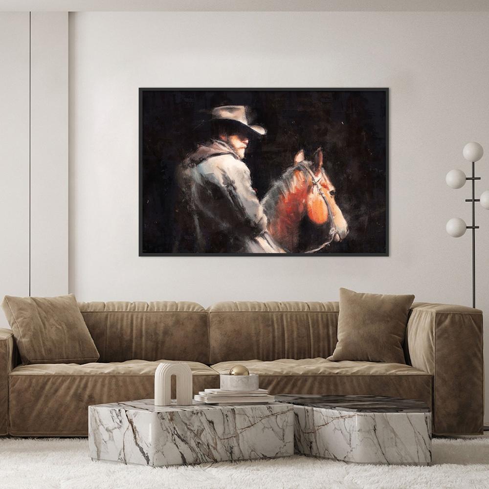 The Last Outlaw-by-Nina Blue-wall-art-print-canvas-poster-framed-Gioia
