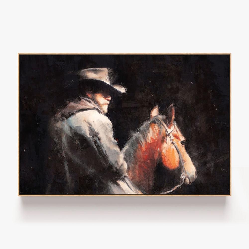 The Last Outlaw-by-Nina Blue-wall-art-print-canvas-poster-framed-Gioia