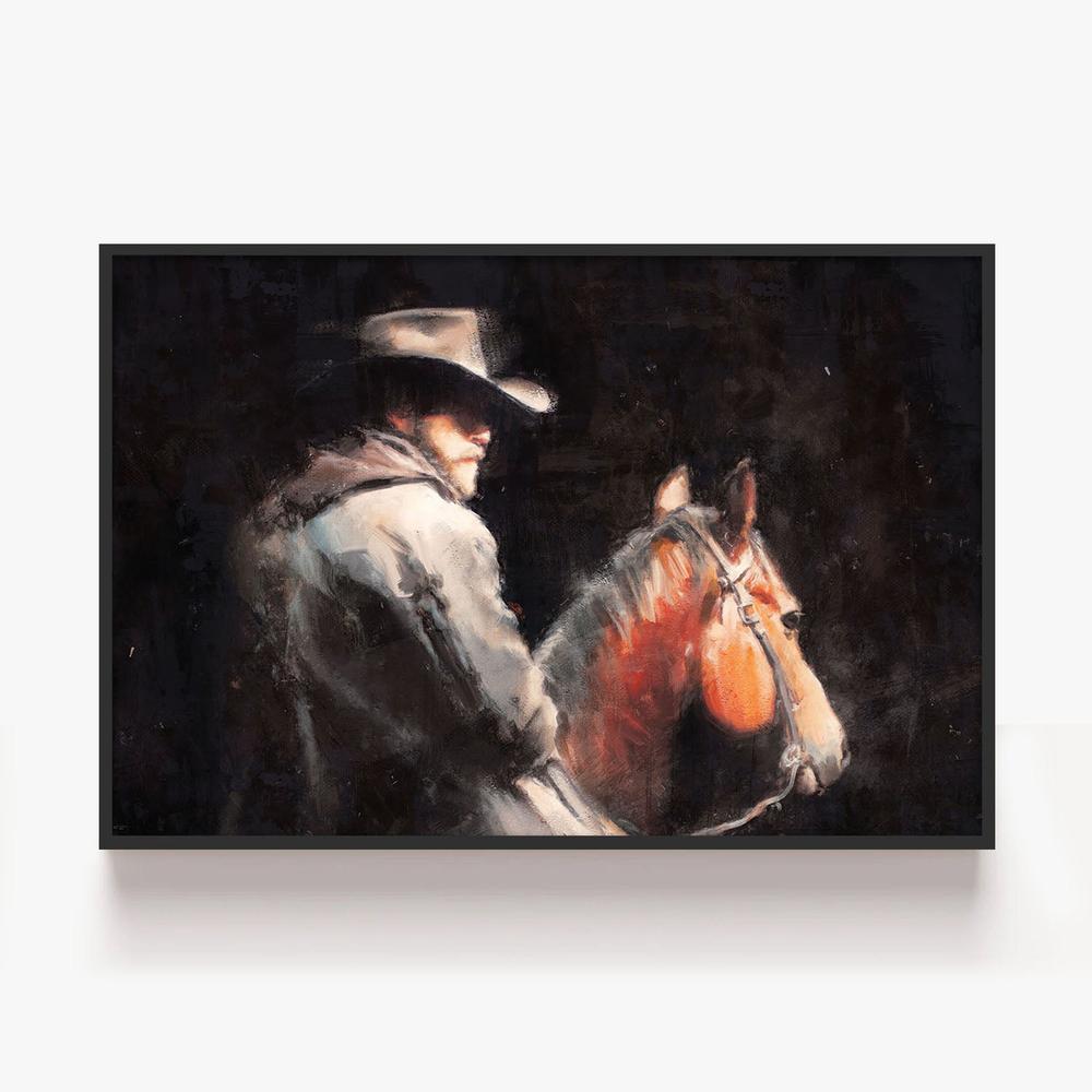 The Last Outlaw-by-Nina Blue-wall-art-print-canvas-poster-framed-Gioia