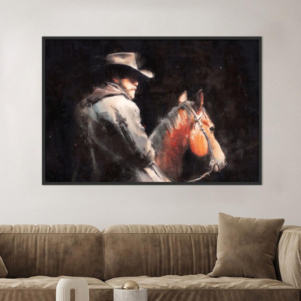 The Last Outlaw-by-Nina Blue-wall-art-print-canvas-poster-framed-Gioia