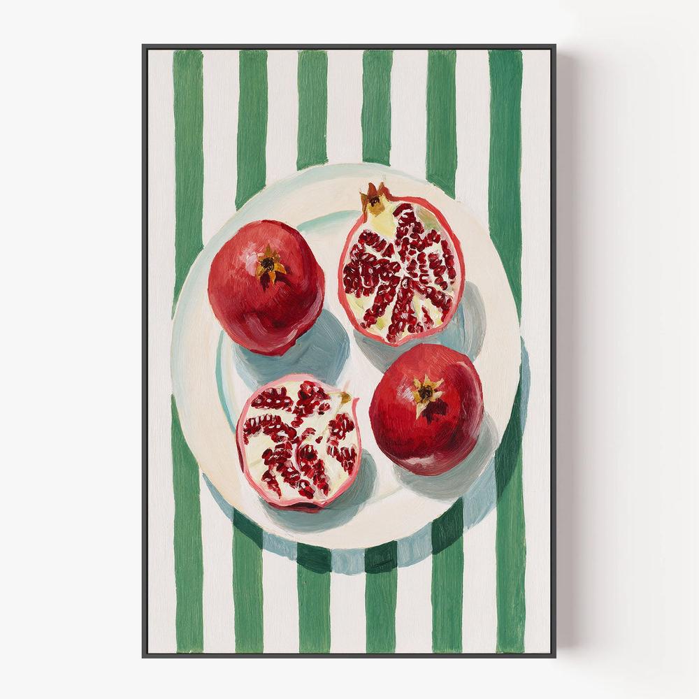 Three Pomegranates-by-Lady Hana-wall-art-print-canvas-poster-framed-Gioia