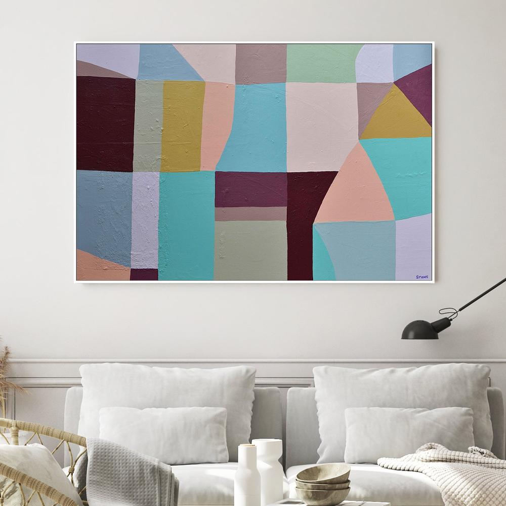 Traces of Blue-by-Belinda Stone-wall-art-print-canvas-poster-framed-Gioia
