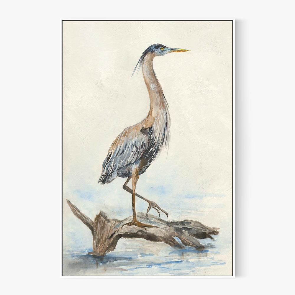 Tranquil Heron-by-Jacob Q-wall-art-print-canvas-poster-framed-Gioia