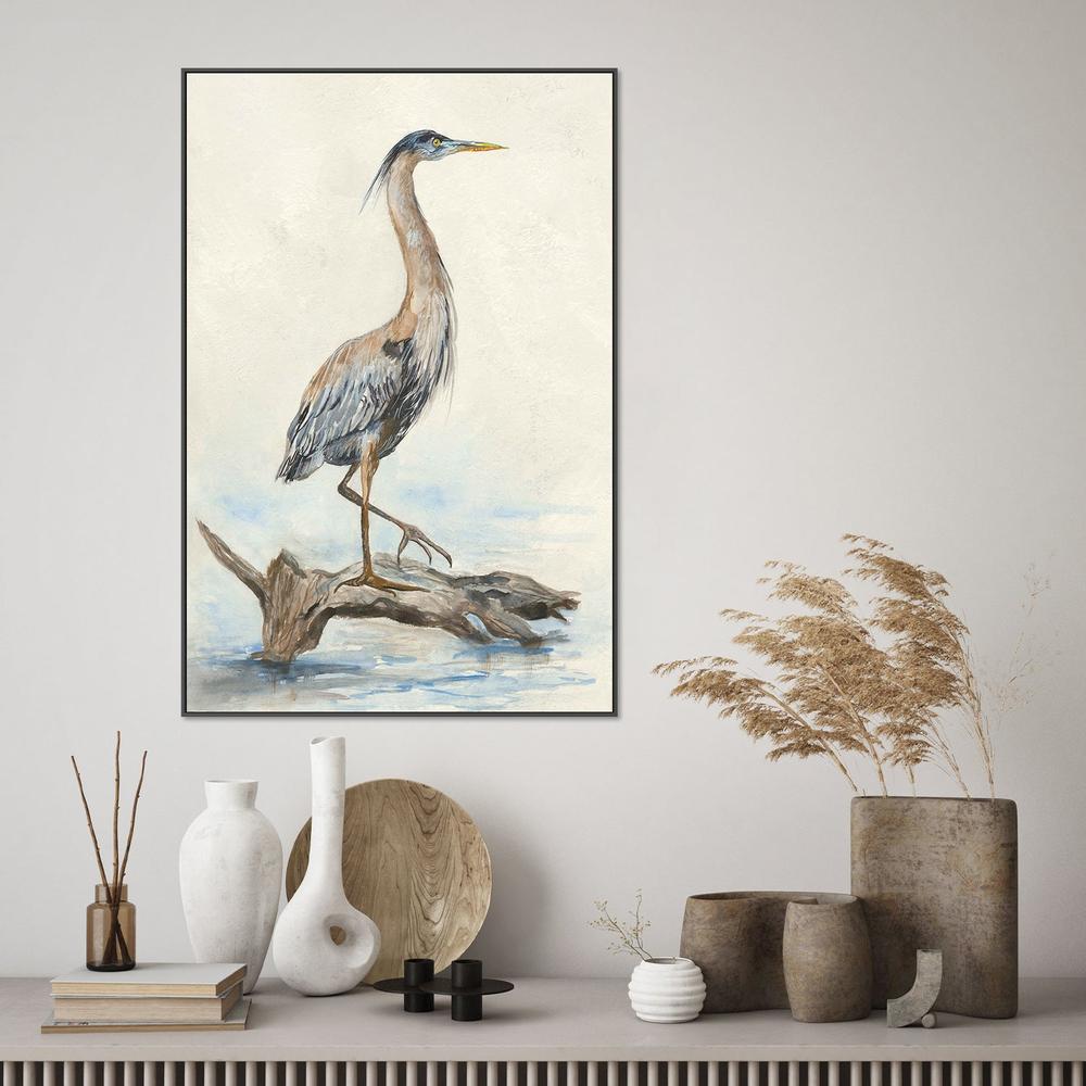 Tranquil Heron-by-Jacob Q-wall-art-print-canvas-poster-framed-Gioia