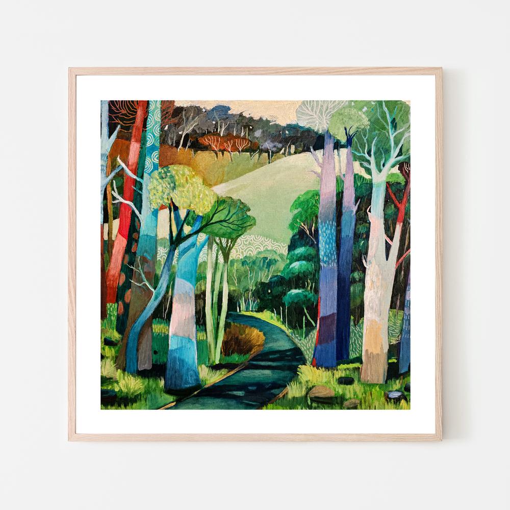Treescape no 4-by-Susan Trudinger-wall-art-print-canvas-poster-framed-Gioia