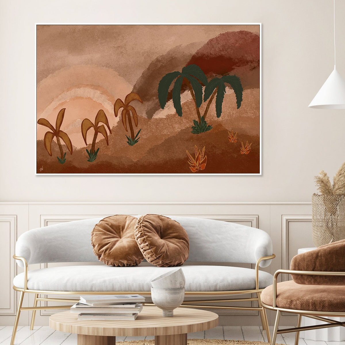 Tropical Echo-by-Carrie Welsh-wall-art-print-canvas-poster-framed-Gioia