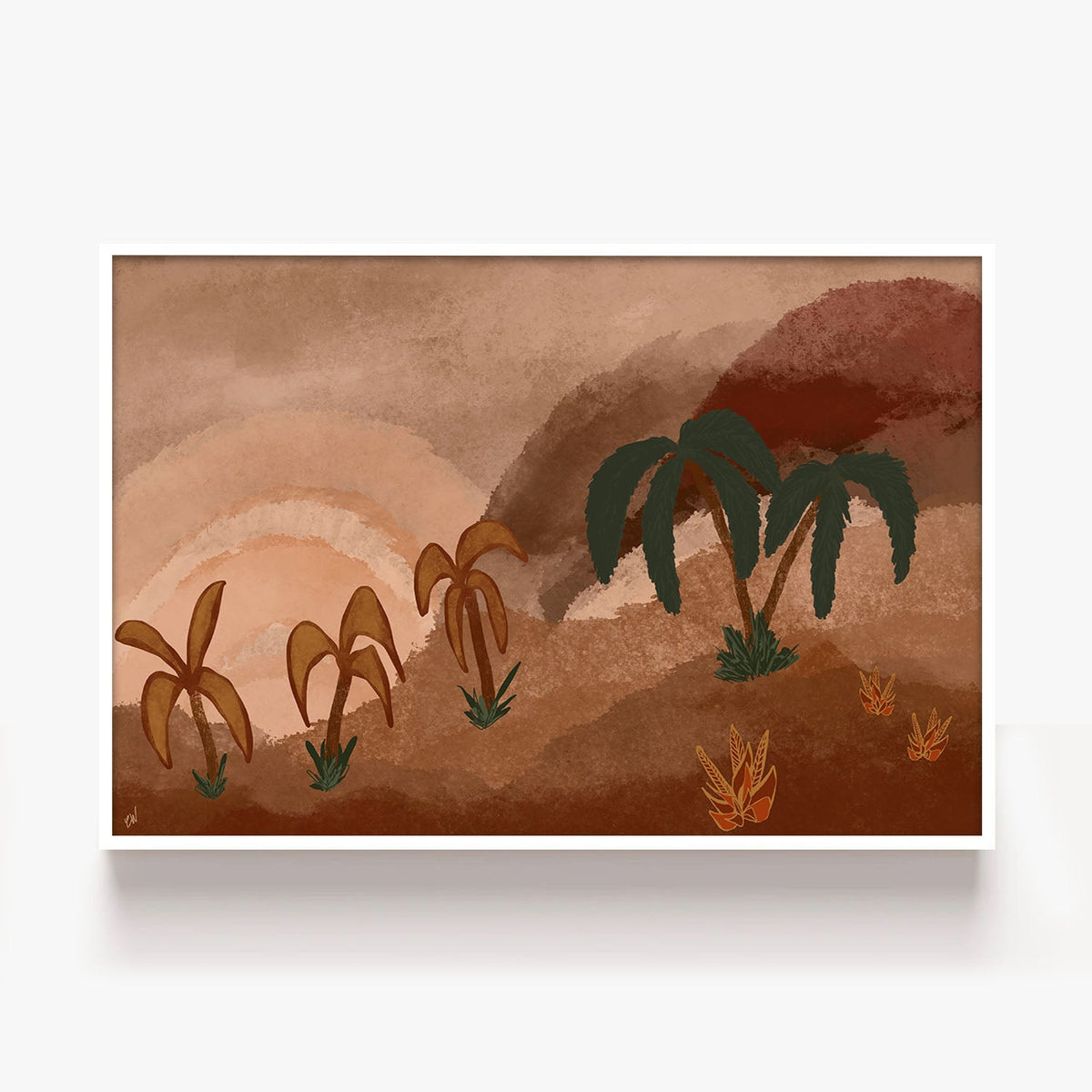 Tropical Echo-by-Carrie Welsh-wall-art-print-canvas-poster-framed-Gioia