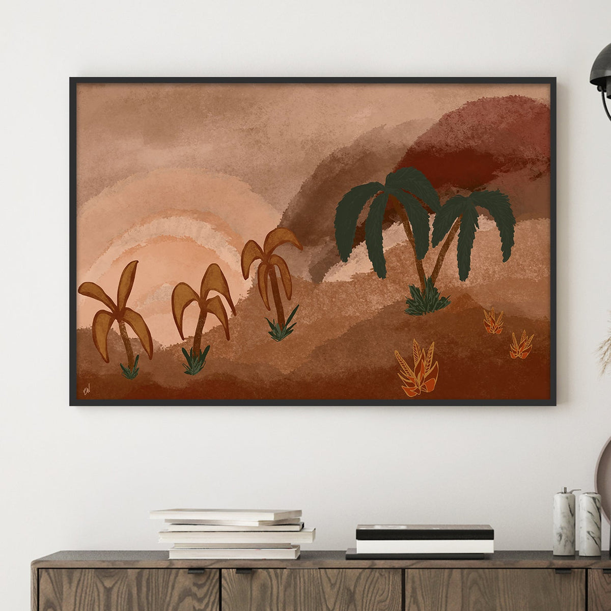 Tropical Echo-by-Carrie Welsh-wall-art-print-canvas-poster-framed-Gioia