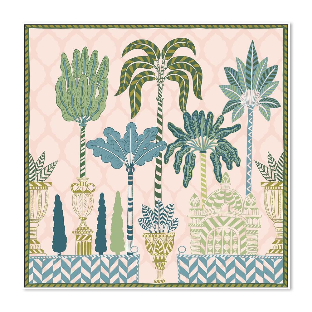 wall-art-print-canvas-poster-framed-Tropical Oasis Garden-5