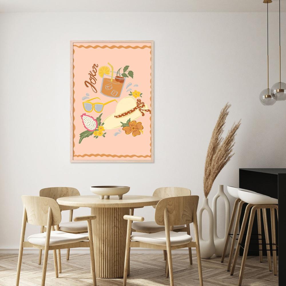 Tropical Summer Vibes-by-Nikita Jariwala-wall-art-print-canvas-poster-framed-Gioia