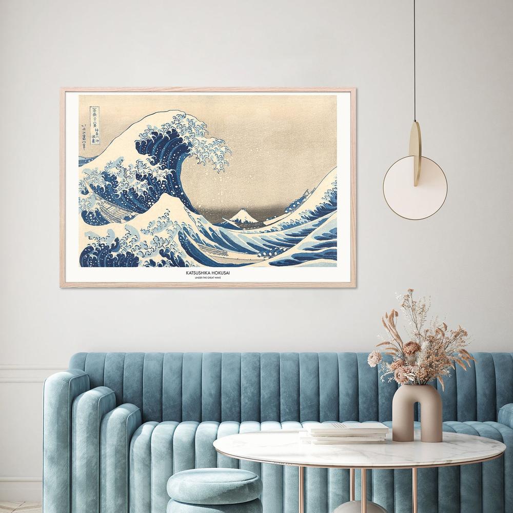 Under The Great Wave-by-Katsushika Hokusai-wall-art-print-canvas-poster-framed-Gioia