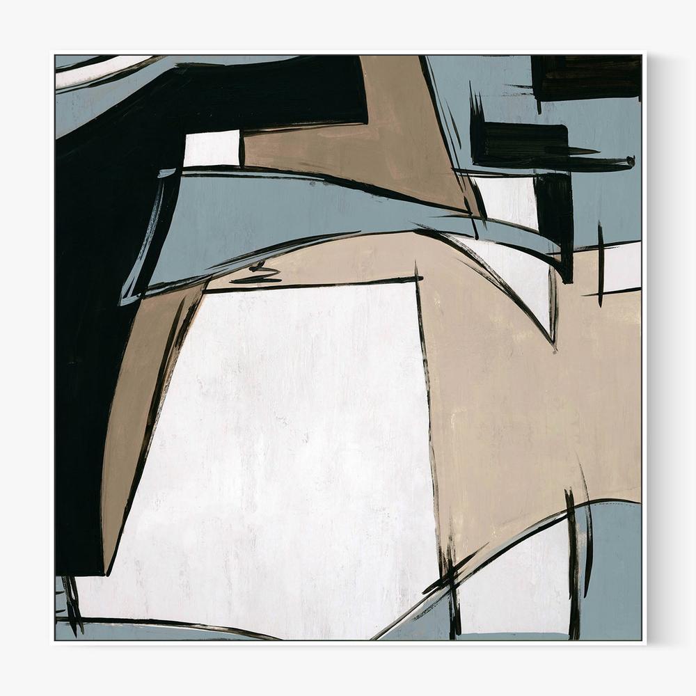 Urban Reflections in Neutral Shades, Style A-by-Lera-wall-art-print-canvas-poster-framed-Gioia