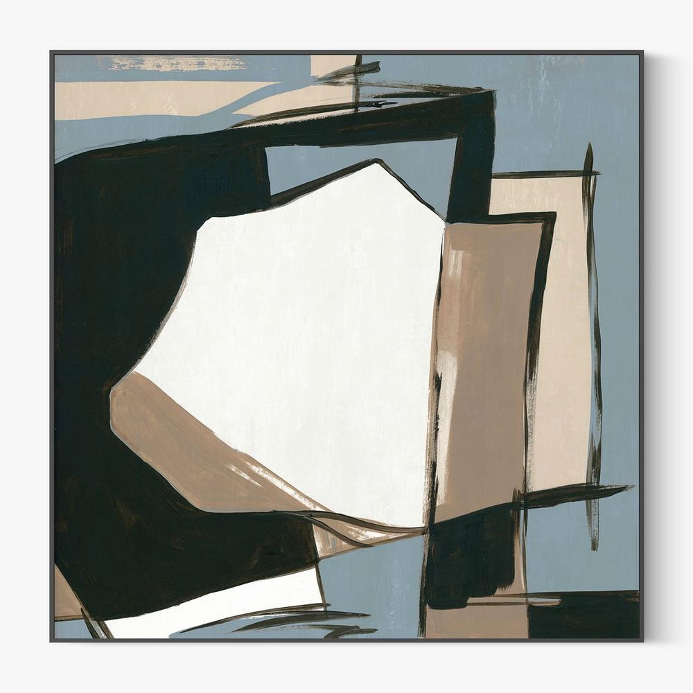 Urban Reflections in Neutral Shades, Style B-by-Lera-wall-art-print-canvas-poster-framed-Gioia