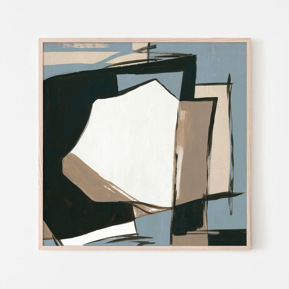 Urban Reflections in Neutral Shades, Style B-by-Lera-wall-art-print-canvas-poster-framed-Gioia