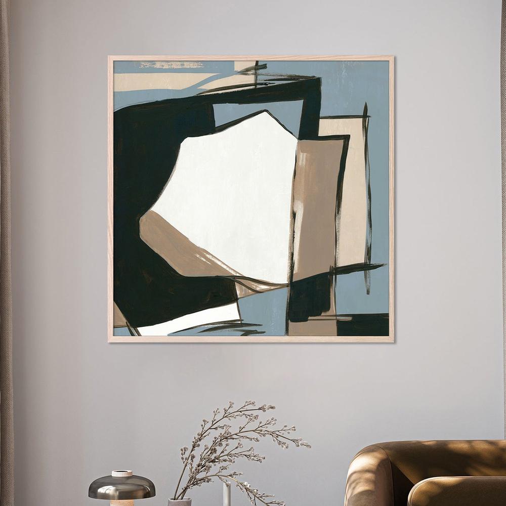 Urban Reflections in Neutral Shades, Style B-by-Lera-wall-art-print-canvas-poster-framed-Gioia