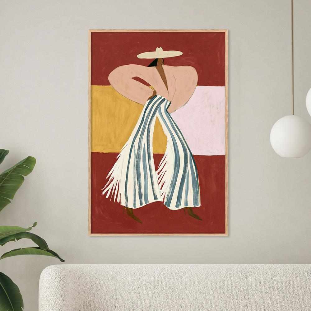 Vaquera-by-Lady Hana-wall-art-print-canvas-poster-framed-Gioia