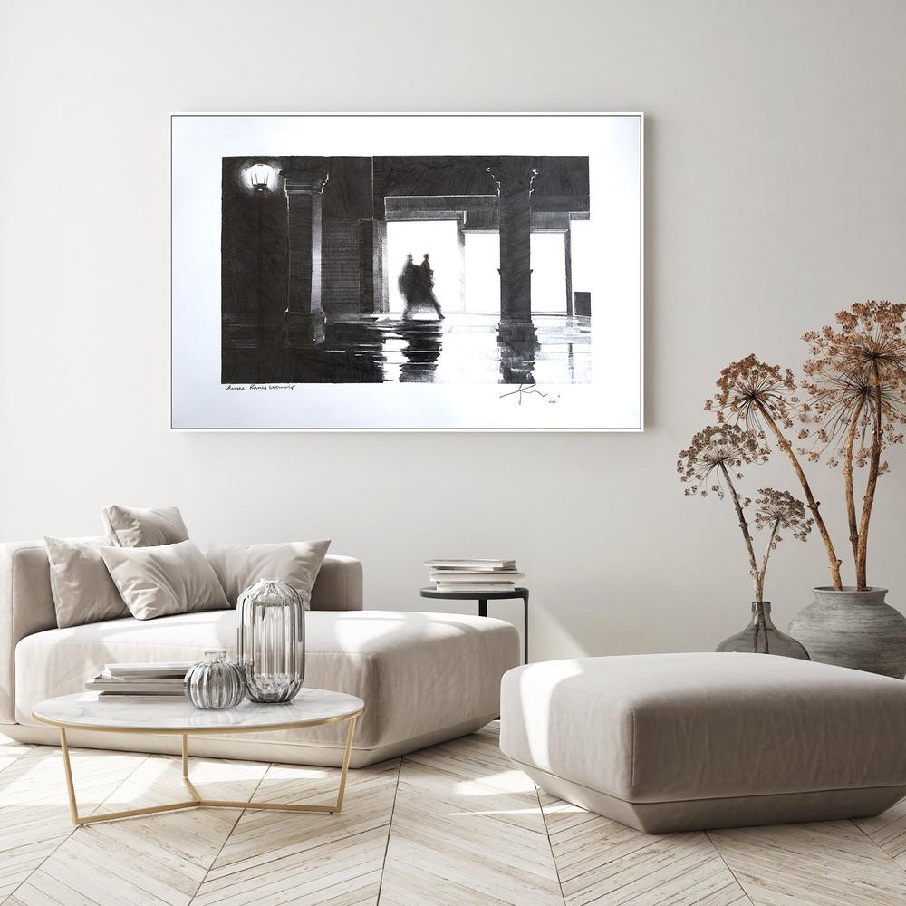 Venice Rainy Evening-by-Nigel Bailey Original Art-wall-art-print-canvas-poster-framed-Gioia