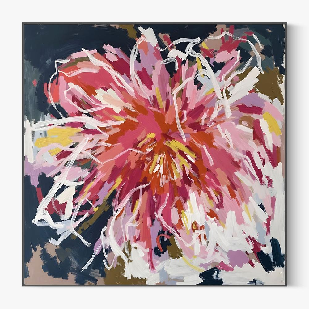 Vibrant Abstract Bloom-by-Edie-wall-art-print-canvas-poster-framed-Gioia