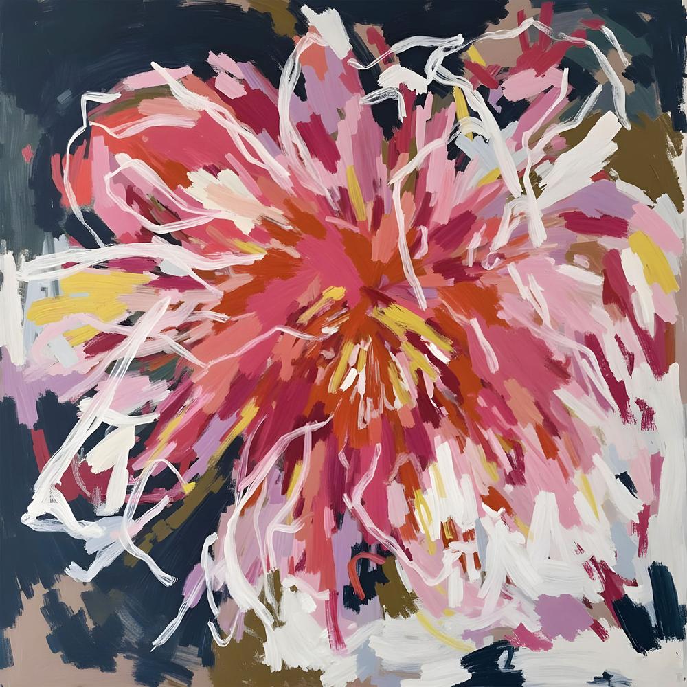 Vibrant Abstract Bloom-by-Edie-wall-art-print-canvas-poster-framed-Gioia