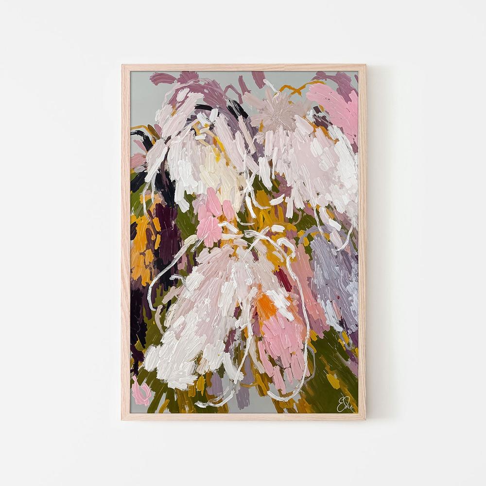 Vibrant Abstract Blooms-by-Edie-wall-art-print-canvas-poster-framed-Gioia