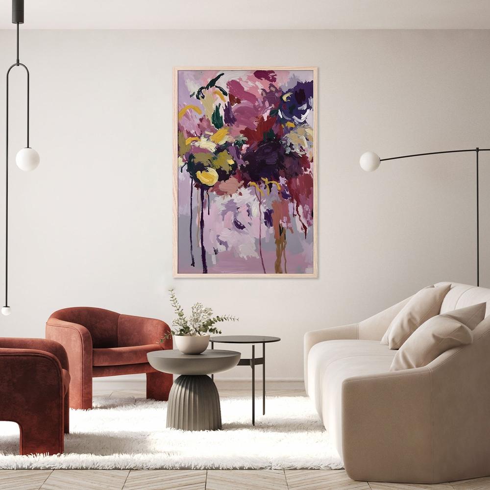 Vibrant Abstract Blooms-by-Edie-wall-art-print-canvas-poster-framed-Gioia