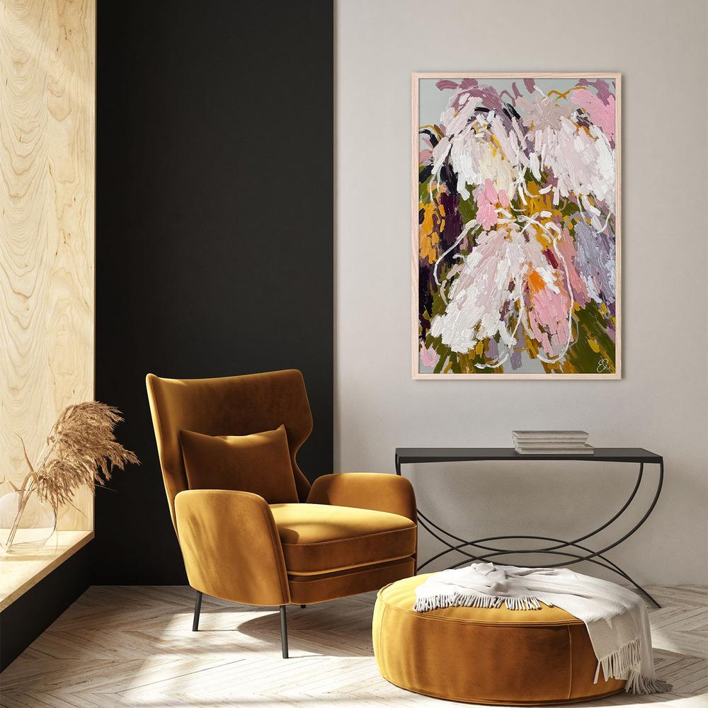 Vibrant Abstract Blooms-by-Edie-wall-art-print-canvas-poster-framed-Gioia