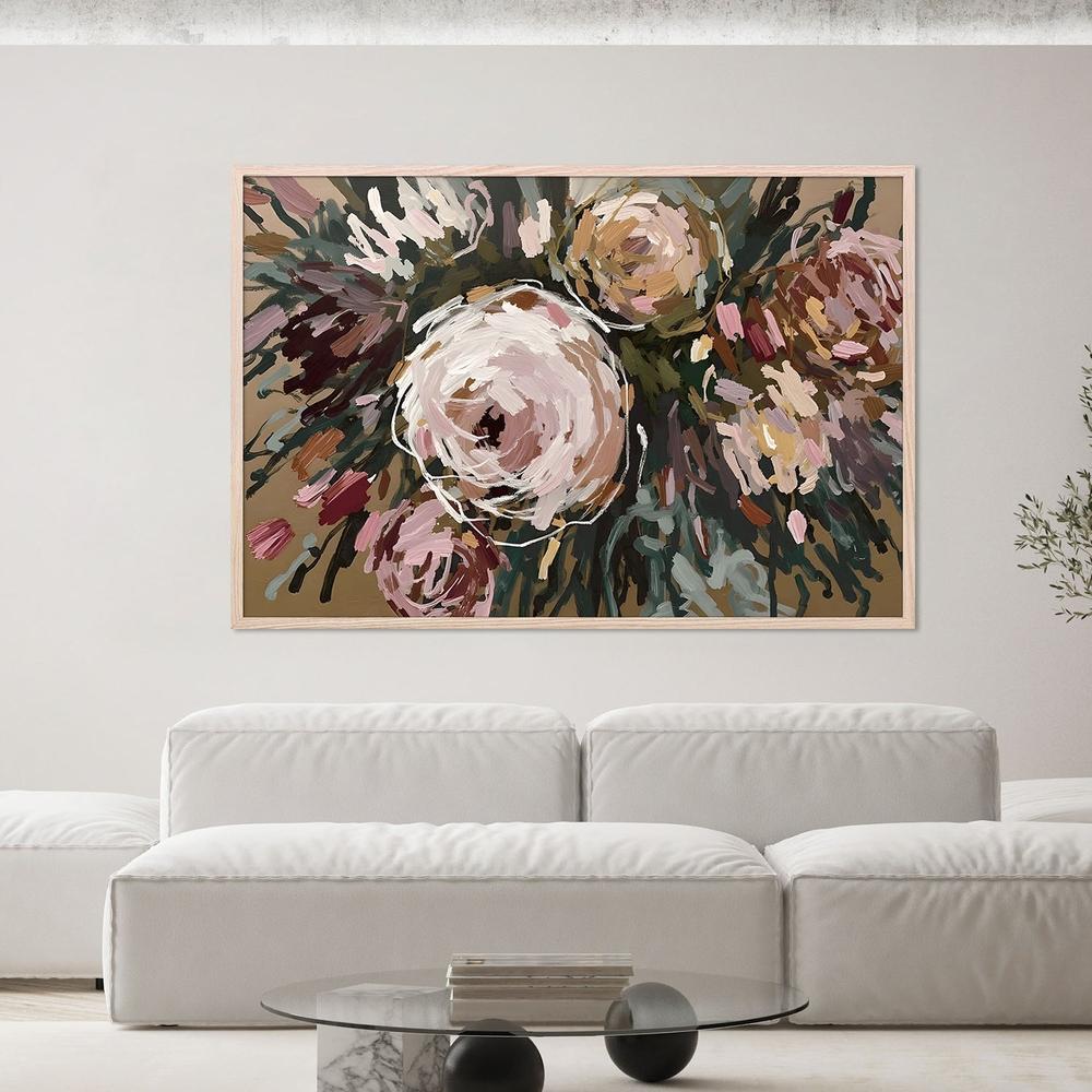 Vibrant Abstract Flowers, Style A-by-Edie-wall-art-print-canvas-poster-framed-Gioia