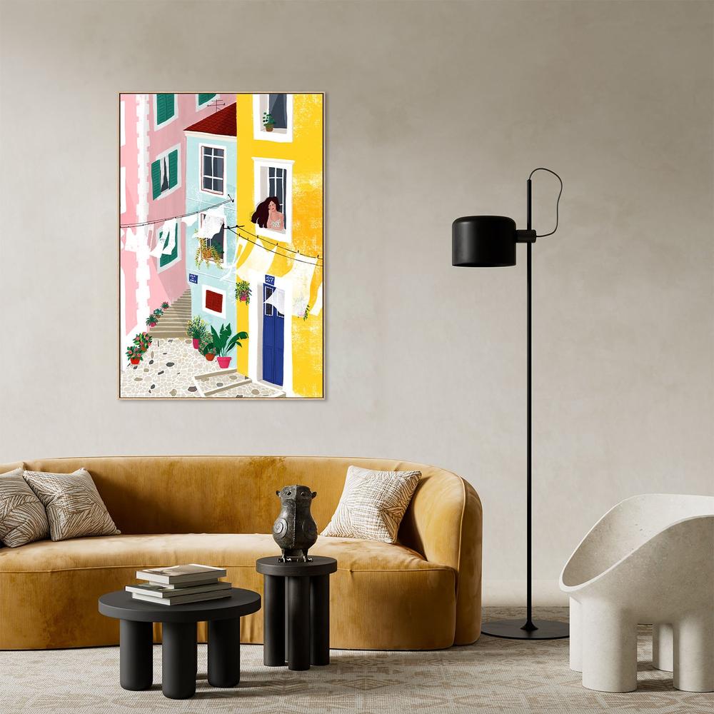 Vibrant European Street-by-Maja Tomljanovic-wall-art-print-canvas-poster-framed-Gioia