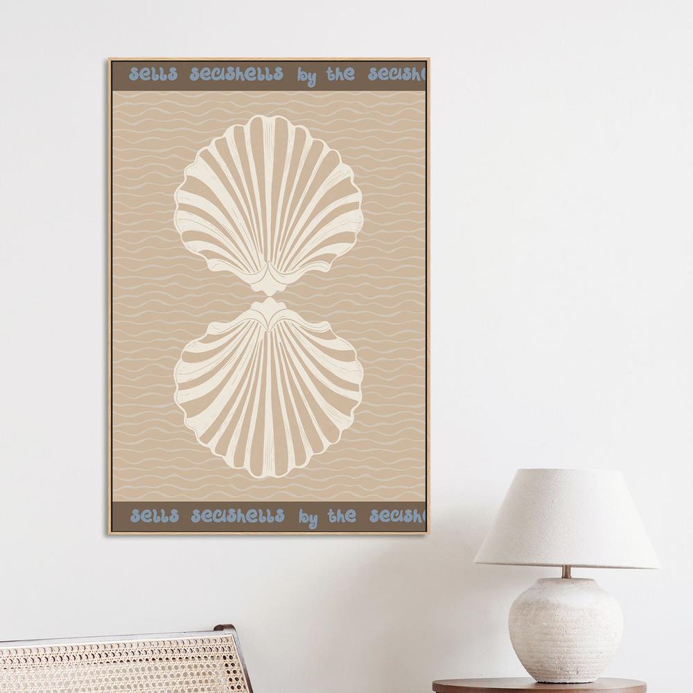 Vintage Coastal Seashells-by-Radhika Modi-wall-art-print-canvas-poster-framed-Gioia