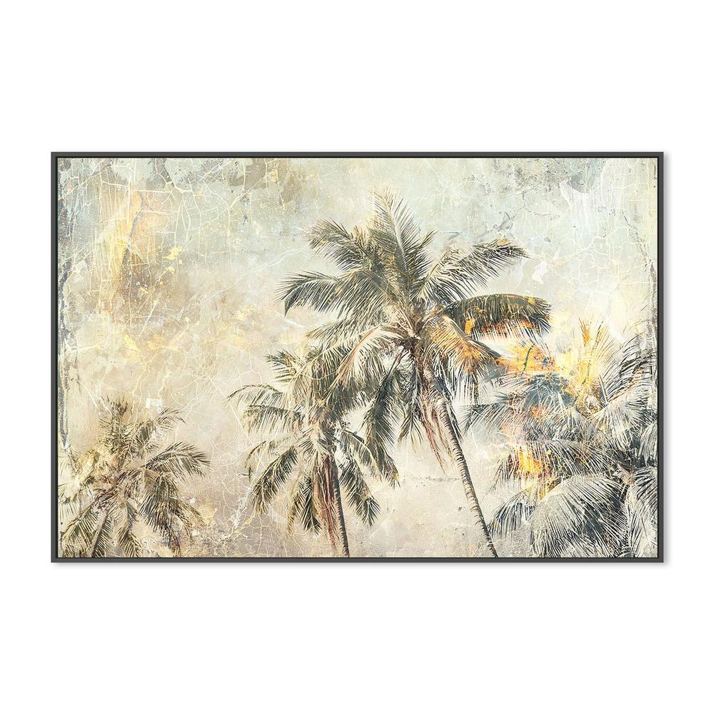 wall-art-print-canvas-poster-framed-Vintage Palm Trees-3