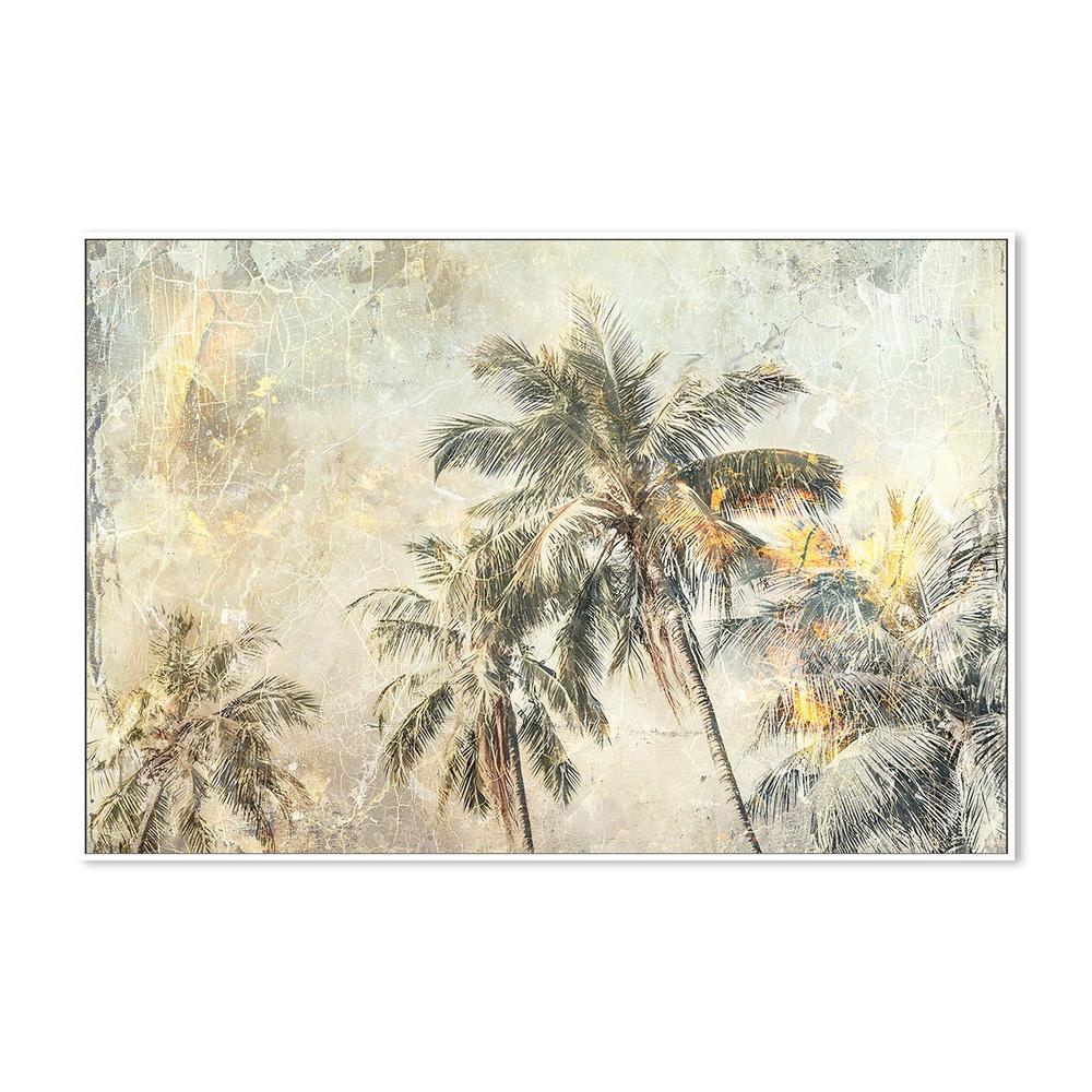 wall-art-print-canvas-poster-framed-Vintage Palm Trees-5