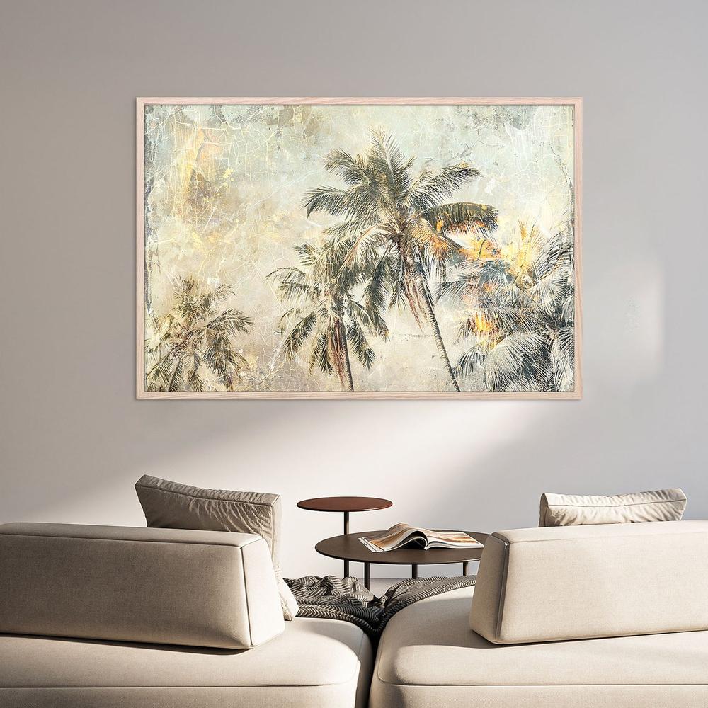 wall-art-print-canvas-poster-framed-Vintage Palm Trees-7