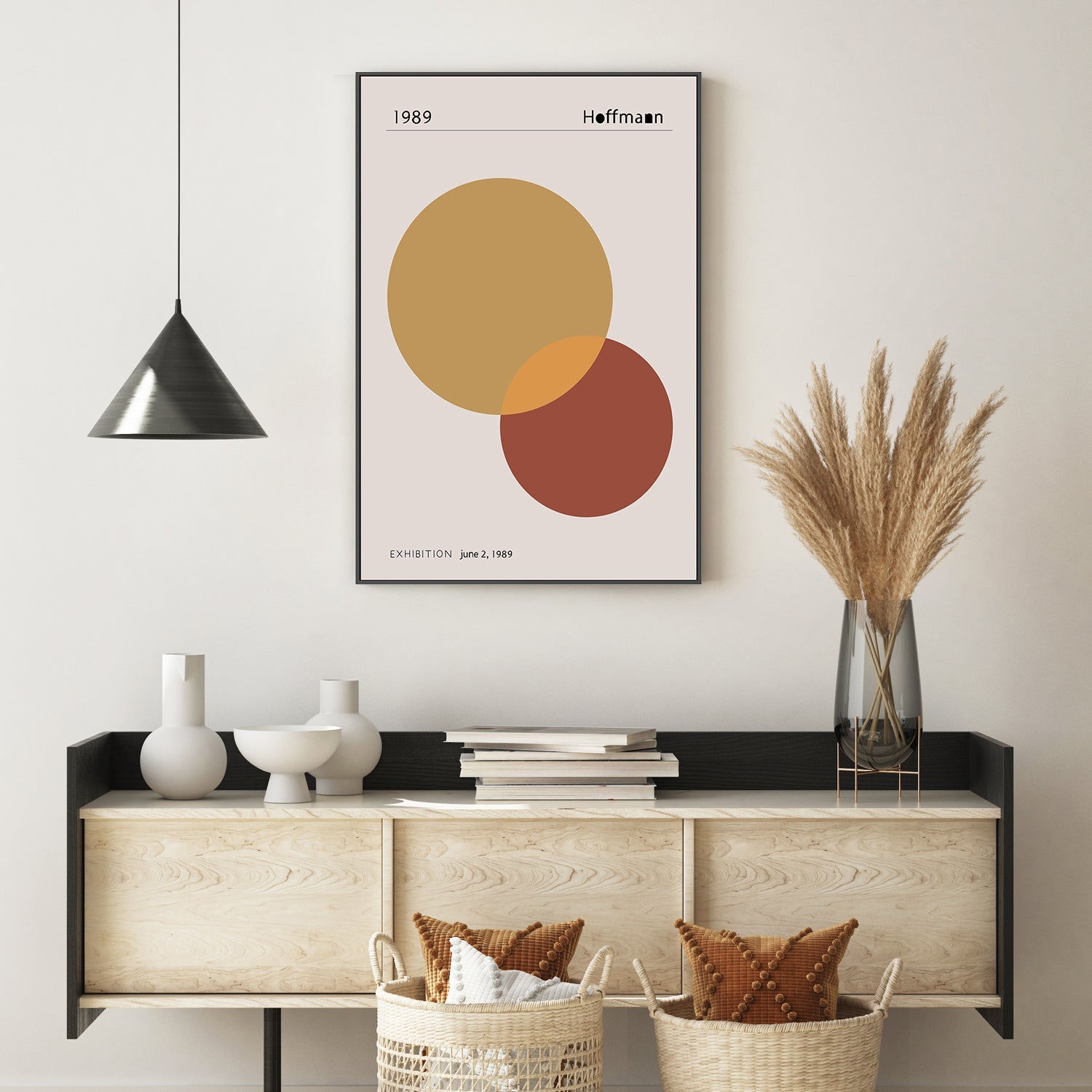 wall-art-print-canvas-poster-framed-1989 Hoffman, Style A-GIOIA-WALL-ART