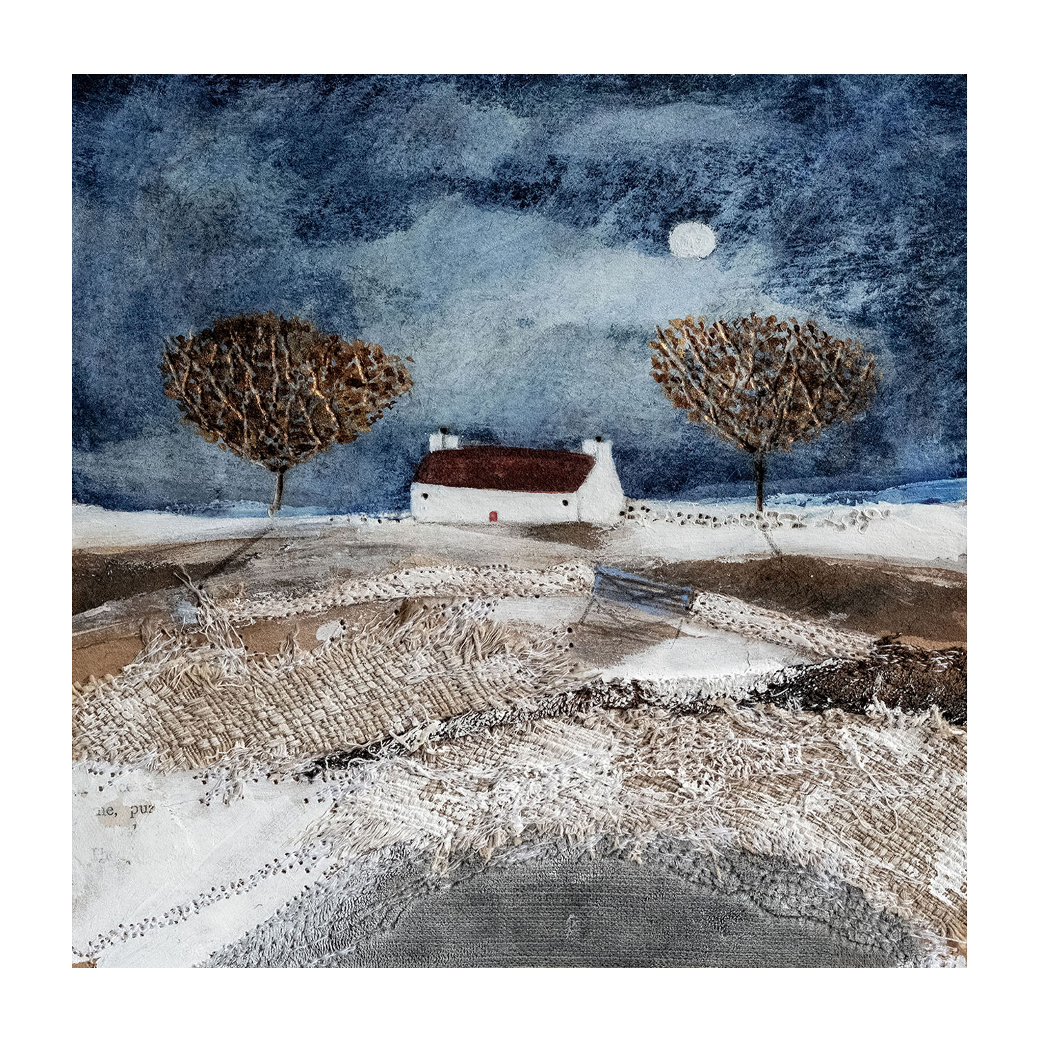 wall-art-print-canvas-poster-framed-A Bitter Cold Night , By Louise O'Hara-1