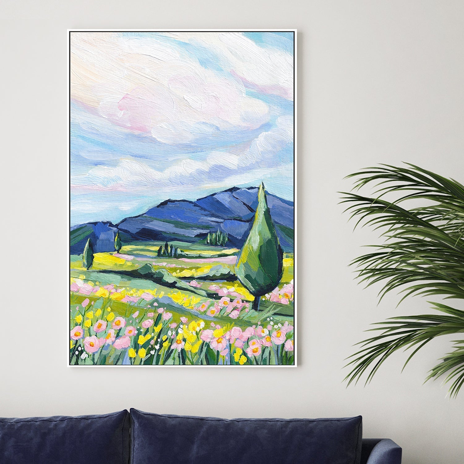 wall-art-print-canvas-poster-framed-A Day In The Countryside , By Lia Nell-2