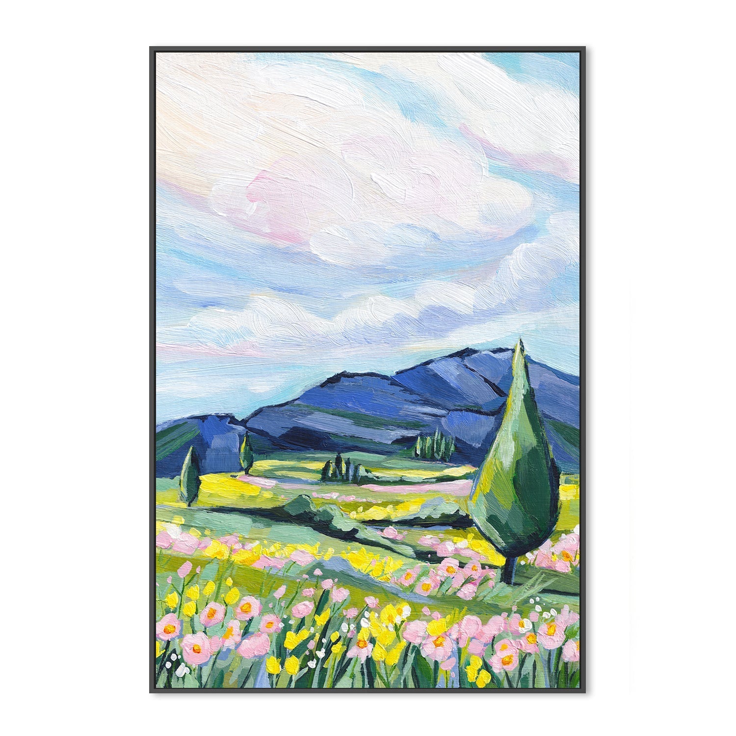 wall-art-print-canvas-poster-framed-A Day In The Countryside , By Lia Nell-3