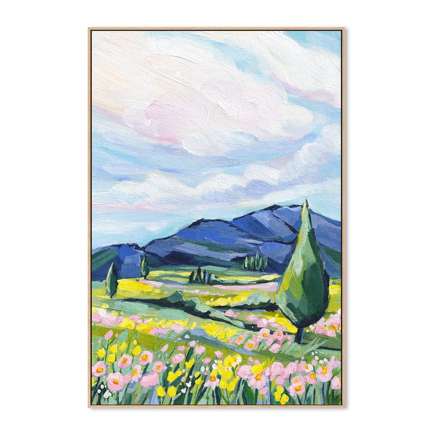 wall-art-print-canvas-poster-framed-A Day In The Countryside , By Lia Nell-4