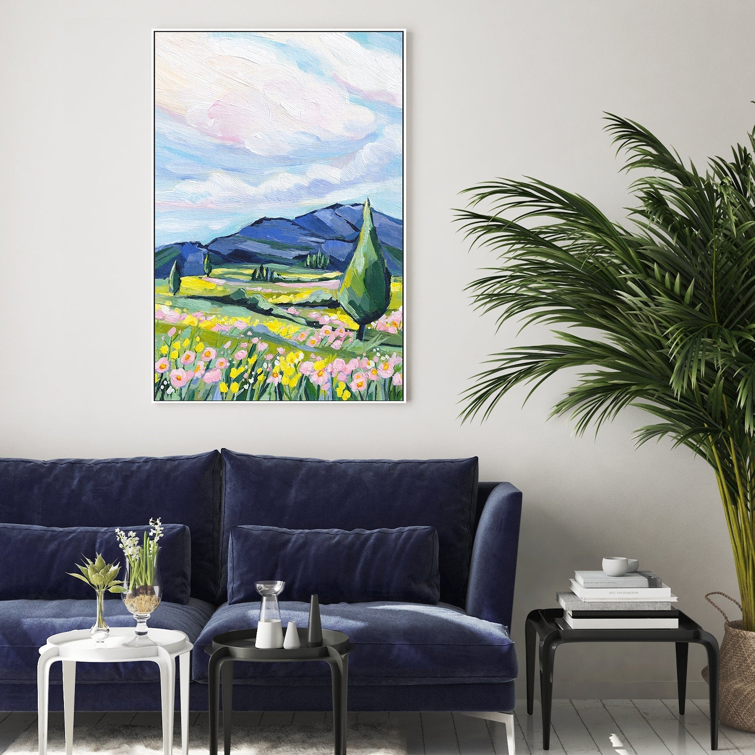 wall-art-print-canvas-poster-framed-A Day In The Countryside , By Lia Nell-7